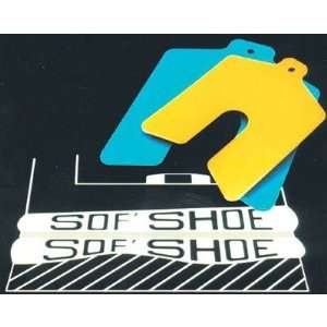  Sof Shoe Shims   blue 5x5x.020 sof shoe shim