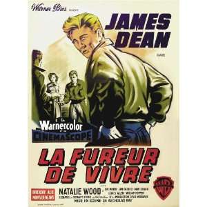  Rebel Without a Cause (1955) 27 x 40 Movie Poster French 