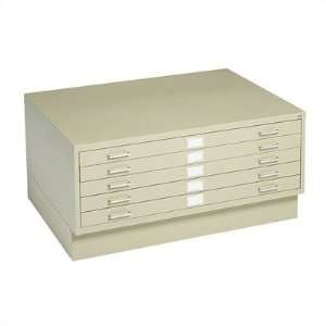  Safco Products 4994   4995 36 W Five Drawer Steel Flat 