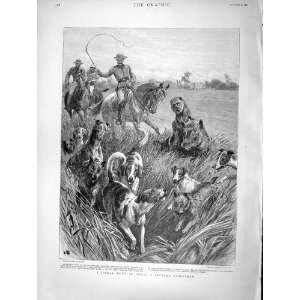   1896 Jackal Hunt India Sport Yeates Marriott Wells War