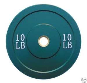 10 lb Rubber Bumper plates olympic weights crossfit  