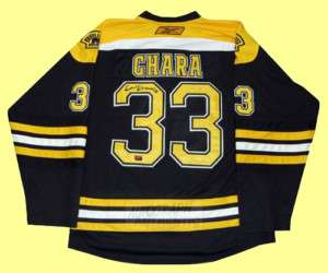 Autographed Zdeno Chara Boston Bruins Jersey (black)  