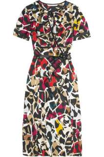 Diane Von Furstenberg Chiquita Wrap Dress 10 Silk Barcelona Mosaic 