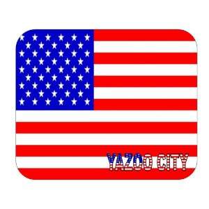  US Flag   Yazoo City, Mississippi (MS) Mouse Pad 