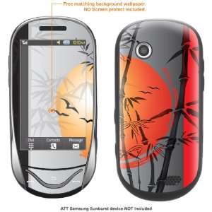  Protective Decal Skin Sticker for AT&T Samsung Sunburst 