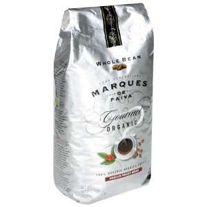 Marques de Paiva Medium Roast, 100% USDA Organic Whole Bean Coffee, 40 