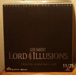 Lord of Illusions 95 LASERDISC LB AC 3 Directors Cut  