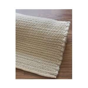  Hand Tufted Wool Solid Area Rug 4x6 Natural Plain Beads 