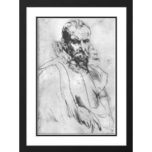  Dyck, Sir Anthony van 19x24 Framed and Double Matted 