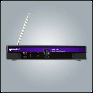 VHF 1001 (M or HL) Single Channel Wireless Microphone System