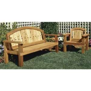  Arched Bench and Chair Woodworking Plan