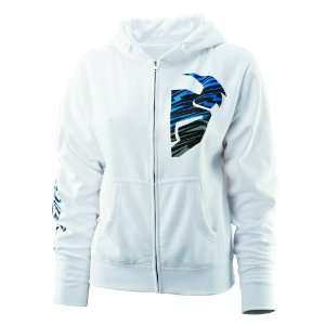  THOR SHATTERED MX MOTOCROSS YOUTH ZIP UP HOODY WHITE MD 