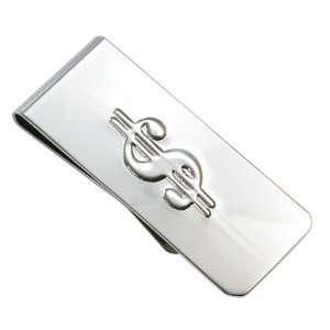  Silver Money Clip with Dollar Sign 
