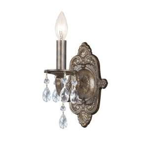 Crystorama 5021 VB CL MWP Sutton Candle Wall Sconce in Venetian Bronze