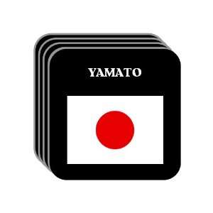 Japan   YAMATO Set of 4 Mini Mousepad Coasters