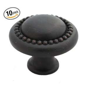 GlideRite 5222 ORB (Pack of 10) Oil Rubbed Bronze Beaded Round Cabinet 