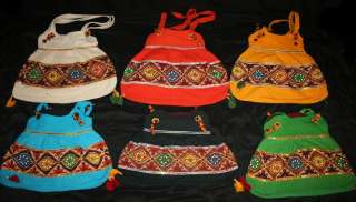 10 Big Jhola bags Hand made long Purse boho gypsy India  