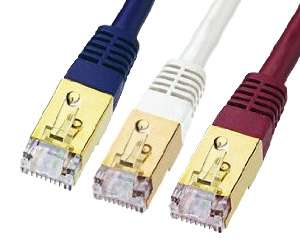 Keydex CAT7 SSTP Patch LAN Cable 10 10ft 10 ft Blue 816742010166 