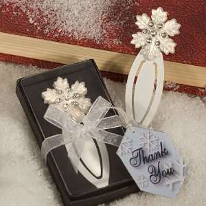  Snowflake design bookmark favors (Set of 6)   Wedding 