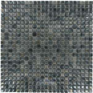 Lux collection 1/2 x 1/2 recycled glass tile on 12 x 12 mesh backe