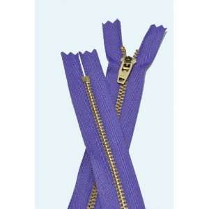   Brass Zipper #4.5   559 Purple (3 Zippers) Arts, Crafts & Sewing