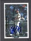 2001 FLEER #283 Ross Gload CUBS AUTOGRAPH AUTO COA