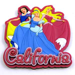 Disney Princess Aurora, Cinderella, Snow White Magnet  
