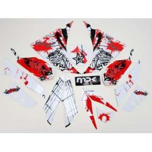Face Lift Unlimited Graffiti Graphic Kit   White/Red 60201