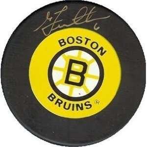  Glen Featherstone Autographed/Hand Signed Hockey Puck 