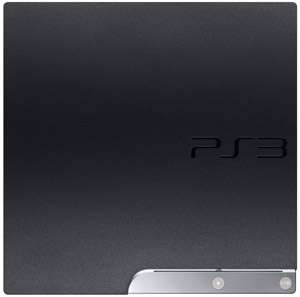 The PlayStation 3 120GB systems textured finish