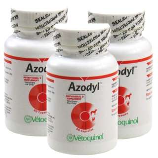 Azodyl 3 PACK 180 Capsules By Vetoquinol  