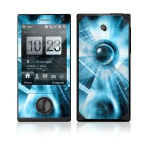  HTC Touch Diamond Decal Skin   Abstract Blue Tech 