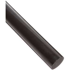 Polyurethane Rod, 95A Durometer, ASTM D 624, Black, 4 OD, 6 Length 