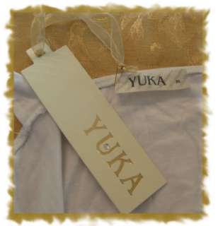 YUKA White Knit Gold Chain Tunic Top XL NEW  