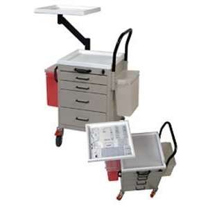  Start Cart for IV and Epidural Procedures, Four Drawers 