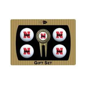 Nebraska Cornhuskers 4 Ball 1 Divot Gift Set