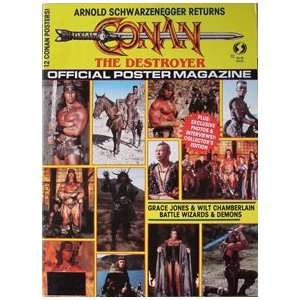  Conan The Destroyer Offical Movie Poster Magazine 