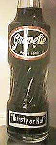 Antique Dated 1939 Grapette 6oz. Soda Bottle B.T. Fooks MFG. CO 