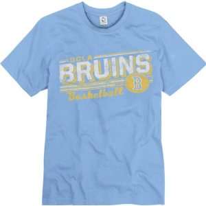  UCLA Bruins Blue Escalate Basketball Ring Spun T Shirt 