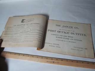 RARE 1894 Sadler Cabinet LOCK Post Office Catalog LOADED  
