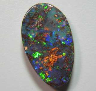 SUPER ELECTRIC 11ct SOLID BOULDER OPAL * SEE VIDEO CLIP  
