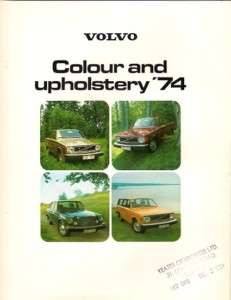 Volvo 144 145 164 1973 74 UK Colour & Trim Brochure  