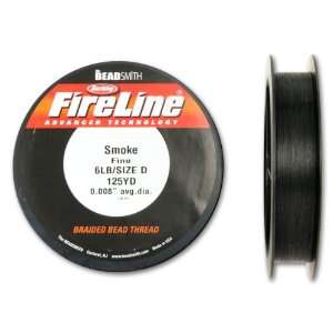  Smoke Grey Fireline   125 Yards (6LB Test) Sports 