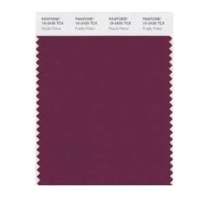  PANTONE SMART 19 2430X Color Swatch Card, Purple Potion 