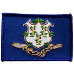 Connecticut State Flag Embroidered Patch Badge BN 15310  