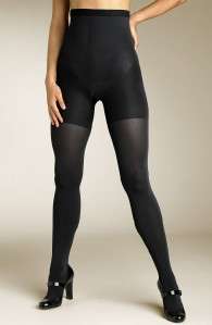 NWOB SPANX #1596 DOUBLE TAKE BODY SHAPING TIGHTS BLACK SIZE C  