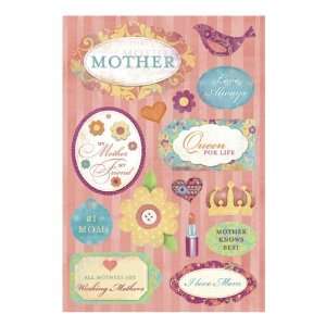  Mother Cardstock Stickers 5.5X9 #1 Mother   621995 