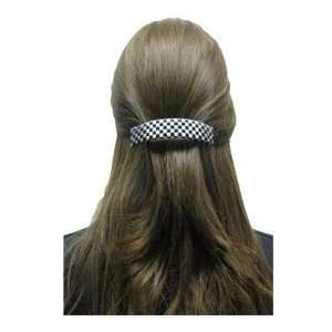 Black Checkard Barrette 