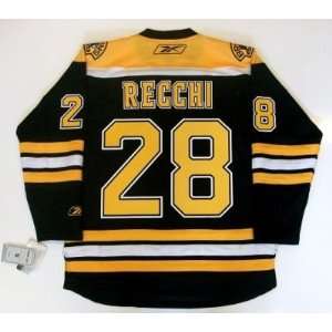  Mark Recchi Boston Bruins Home Jersey Real Rbk
