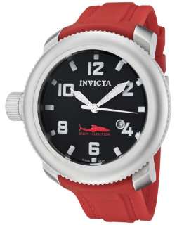 Invicta 1691 Sea Hunter Stainless Steel Red Watch  